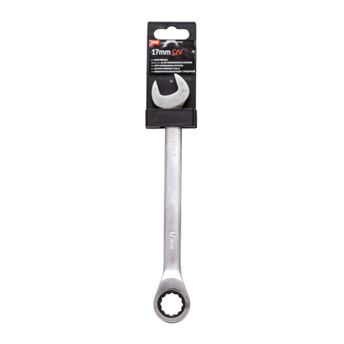 Ключ комбинированный Beorol, с трещоткой, 17 мм накидной ключ beorol