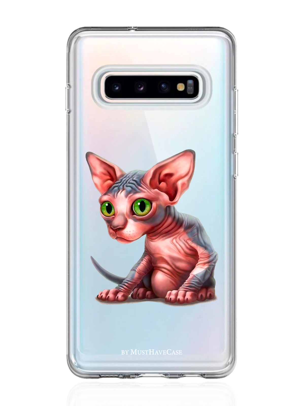 

Чехол MustHaveCase для Samsung Galaxy S10 Сфинкс прозрачный, Samsung Galaxy S10 Sphinx/ Сфинкс