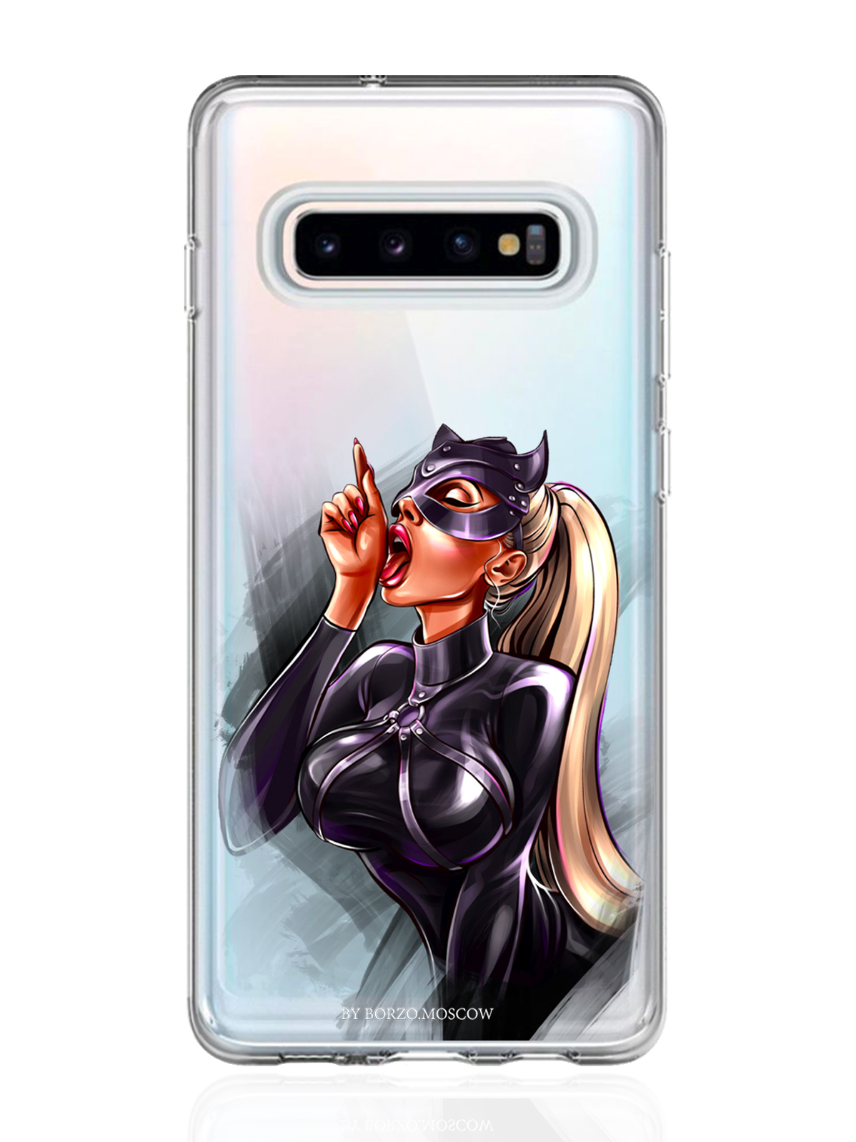 

Чехол MustHaveCase для Samsung Galaxy S10 Кошечка прозрачный, Samsung Galaxy S10 Kitty/ Кошечка