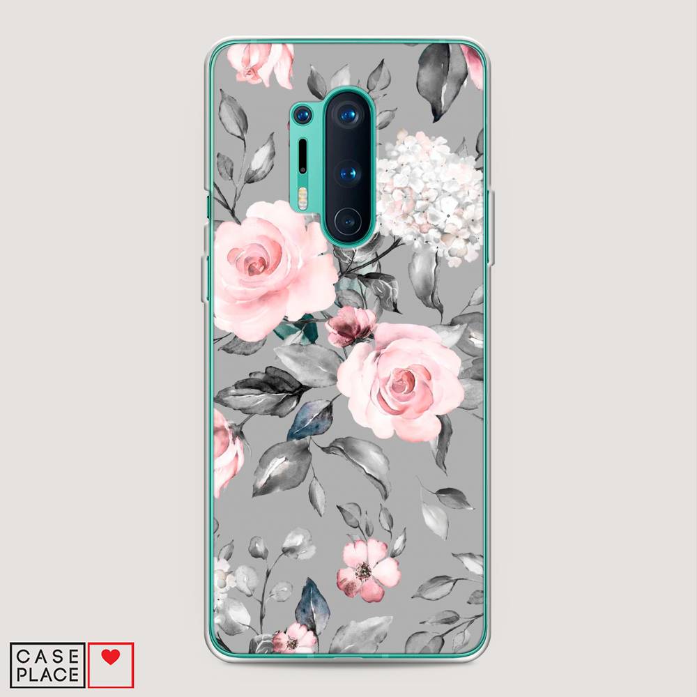 

Чехол Awog "Розы на сером" для OnePlus 8 Pro, 151050-8