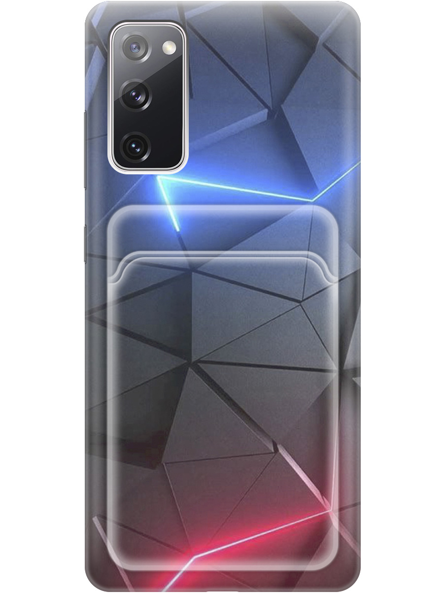 

Силиконовый чехол на Samsung Galaxy S20 FE с рисунком "Графитовые грани", 20012050