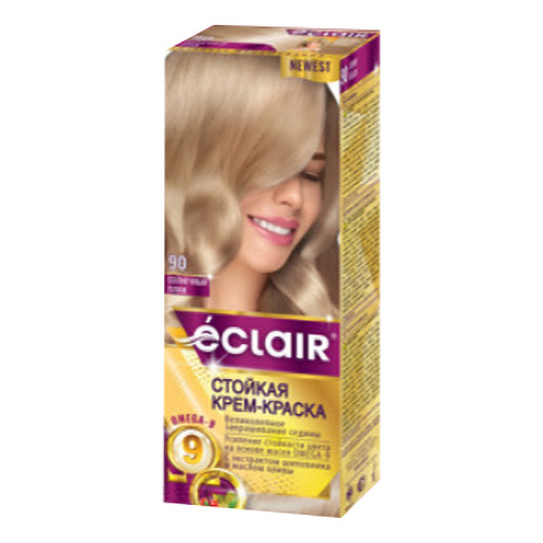 Краска для волос Eclair Omega 9 № 9.0 солнечный пляж 130 мл