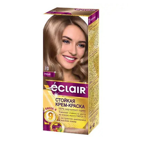 Краска для волос Eclair Omega 9 № 7.0 русый 130 мл