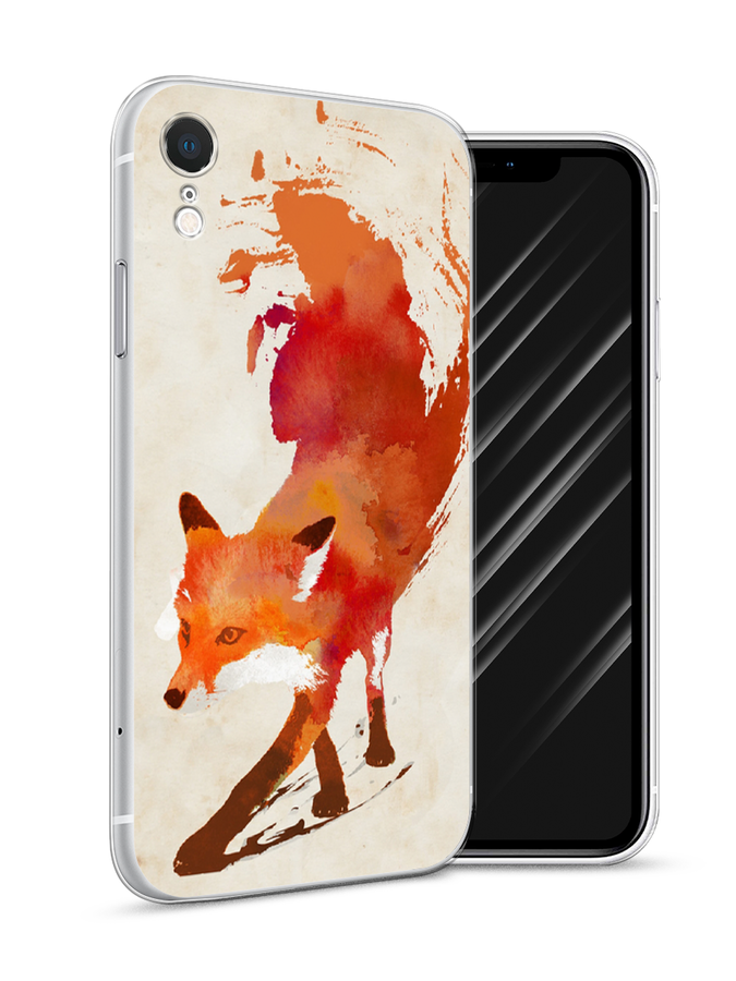

Чехол Awog на Apple iPhone XR (10R) / Айфон XR (10R) "Лиса", Разноцветный, 12050-10