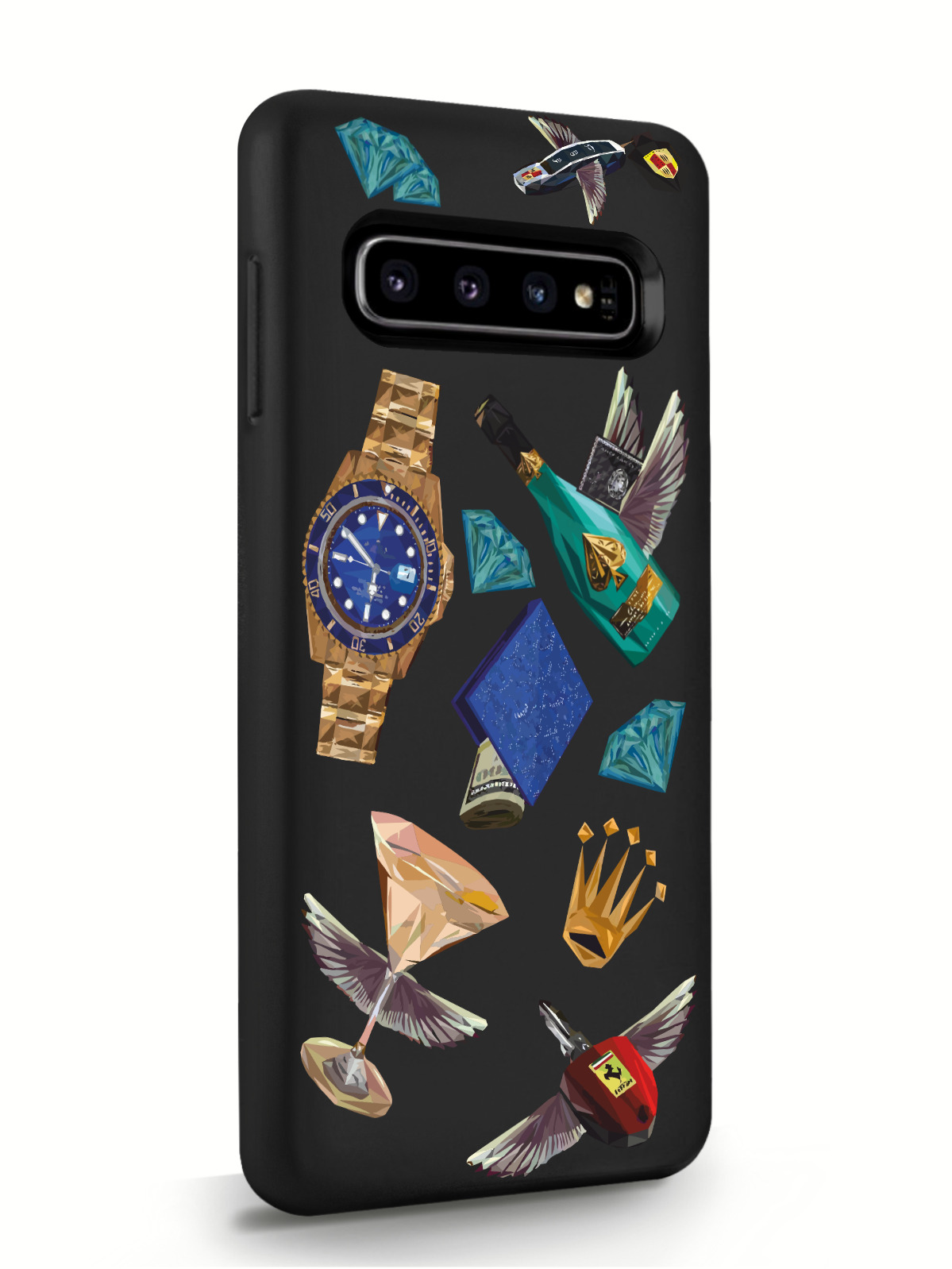 фото Чехол musthavecase для samsung galaxy s10 luxury lifestyle черный