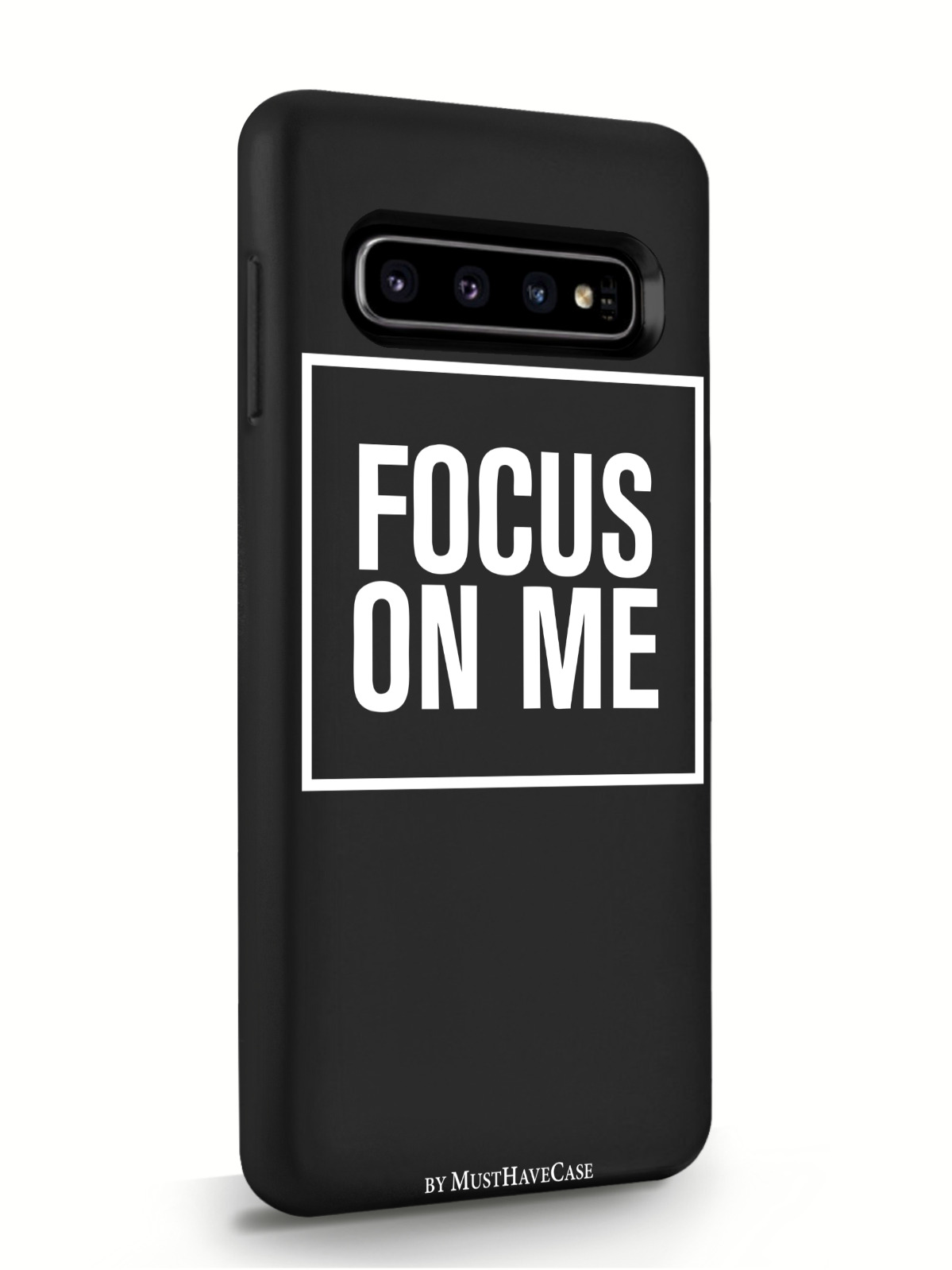 фото Чехол musthavecase для samsung galaxy s10 focus on me черный