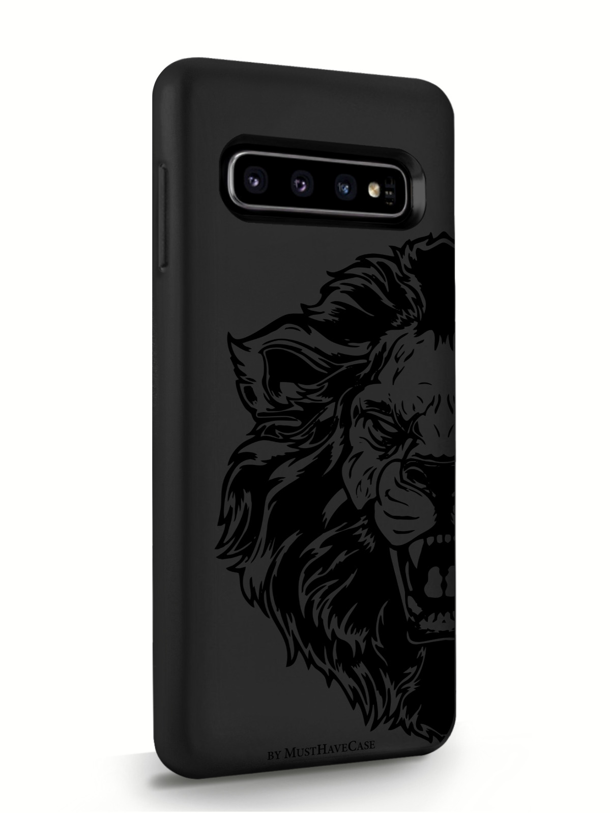 фото Чехол musthavecase для samsung galaxy s10 король лев черный