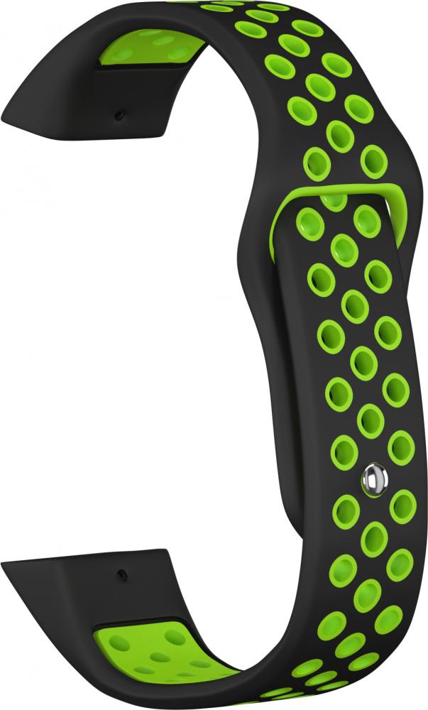 

Ремешок силиконовый GSMIN Sport Edition для фитнес браслета Honor Band 3 (Черно-зеленый), Ремешок силиконовый GSMIN Sport Edition для фитнес браслета Honor Band 3