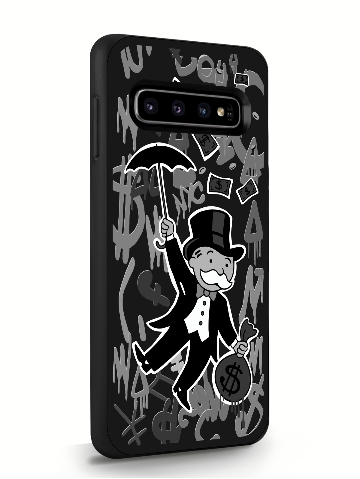 фото Чехол musthavecase для samsung galaxy s10 monopoly black edition черный