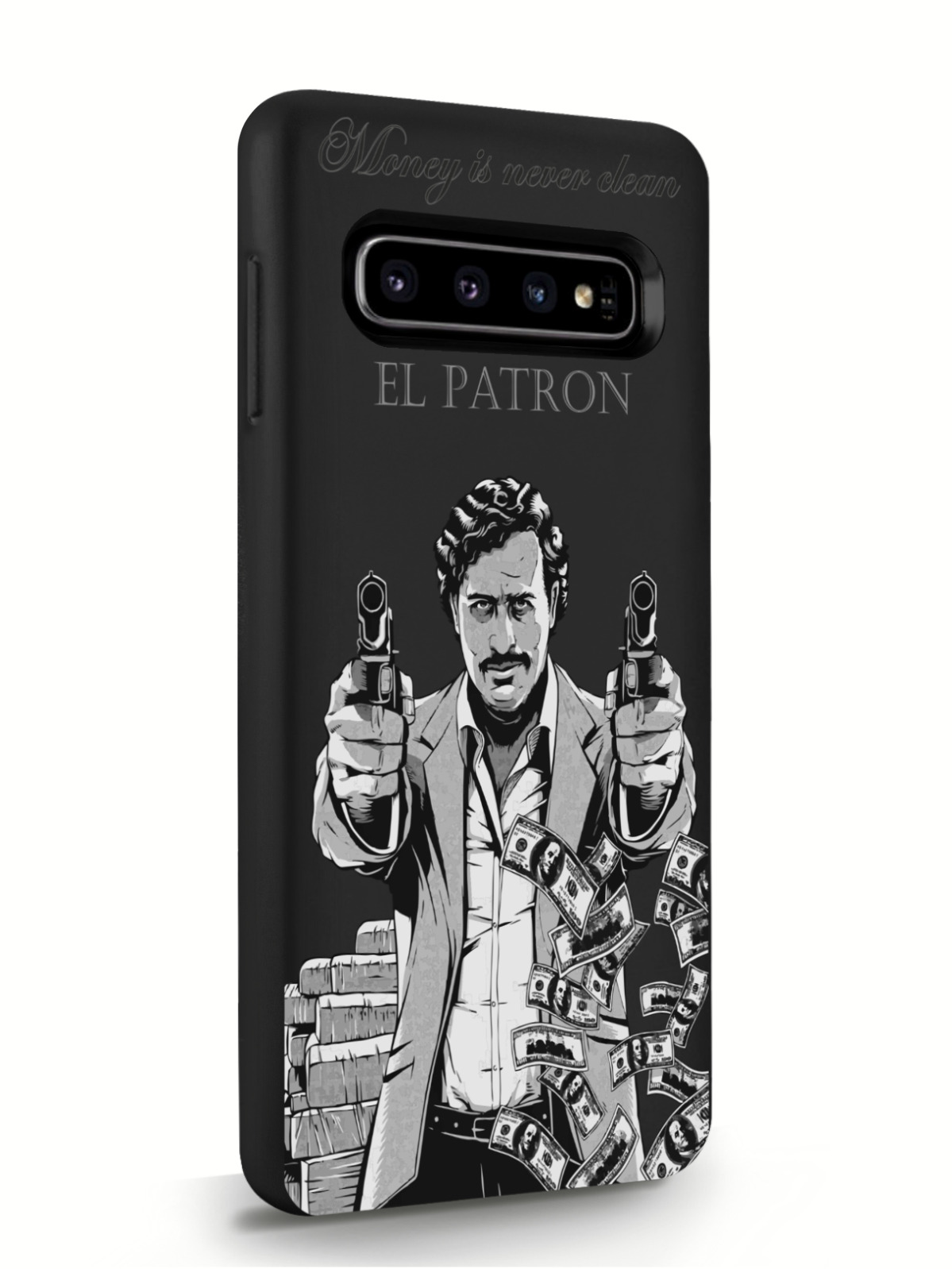 фото Чехол musthavecase для samsung galaxy s10 el patron pablo escobar черный