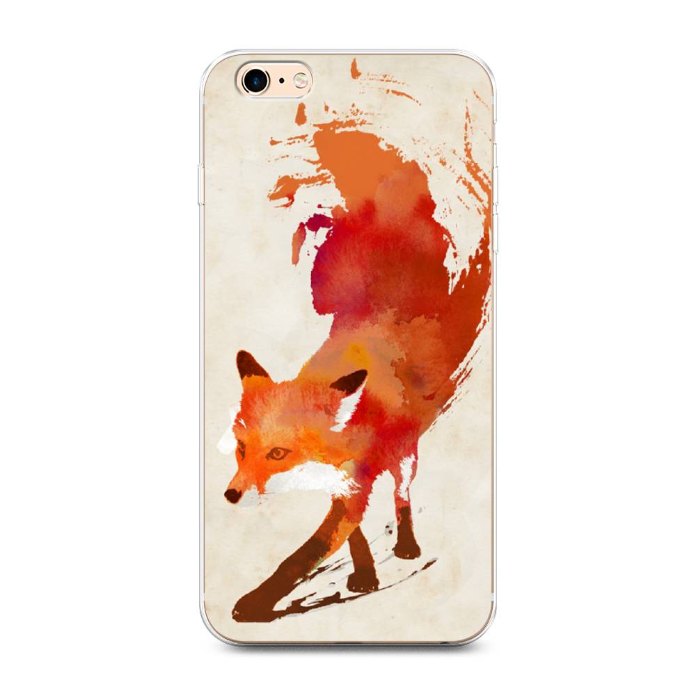 

Чехол Awog на Apple iPhone 6 Plus / Айфон 6 Plus "Лиса", Разноцветный, 10550-10