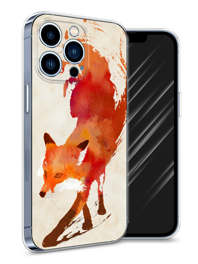 

Чехол Awog на Apple iPhone 13 Pro / Айфон 13 Pro "Лиса", Разноцветный, 14350-10