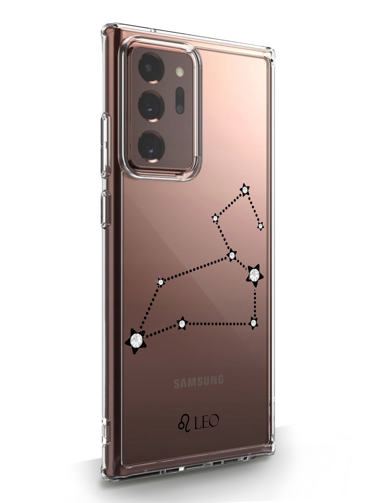 

Чехол MustHaveCase для Samsung Galaxy Note 20 Ultra Знак зодиака Лев черный прозрачный, Samsung Galaxy Note 20 Ultra Знак зодиака Лев Leo