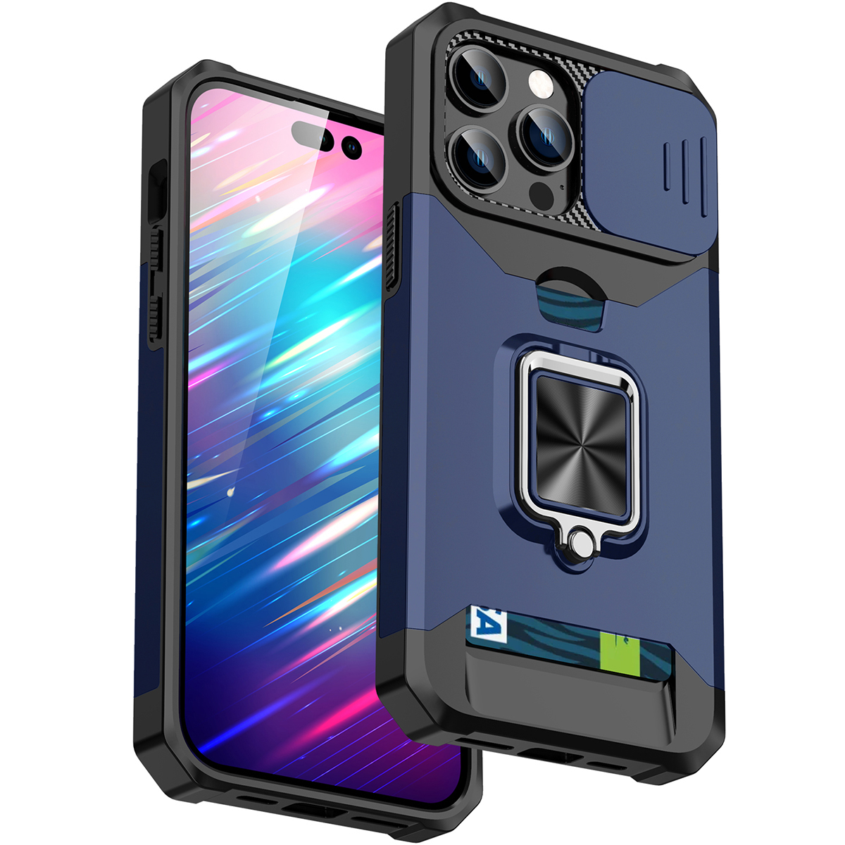 

Чехол Black Panther для Apple iPhone 14 Pro Max противоударный, синий