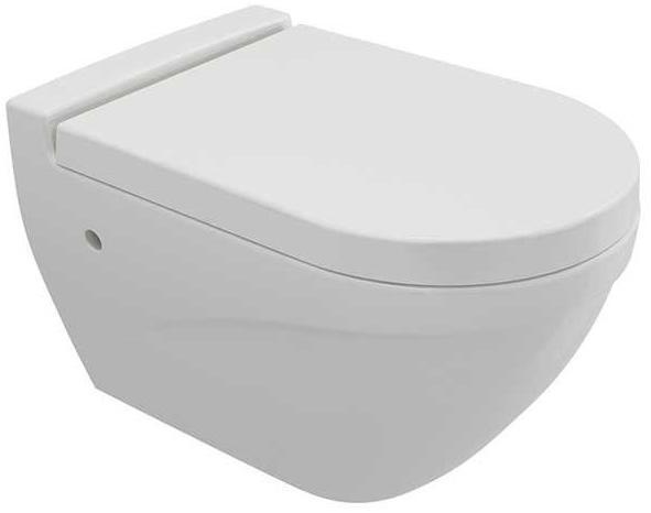 Унитаз подвесной Bocchi Taormina, белый, арт.1012-001-0129, с крышкой-сиденьем микролифт,