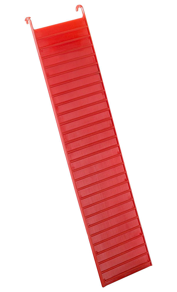 фото Лестница для грызунов ferplast l271 пластиковая, красная, 29 см