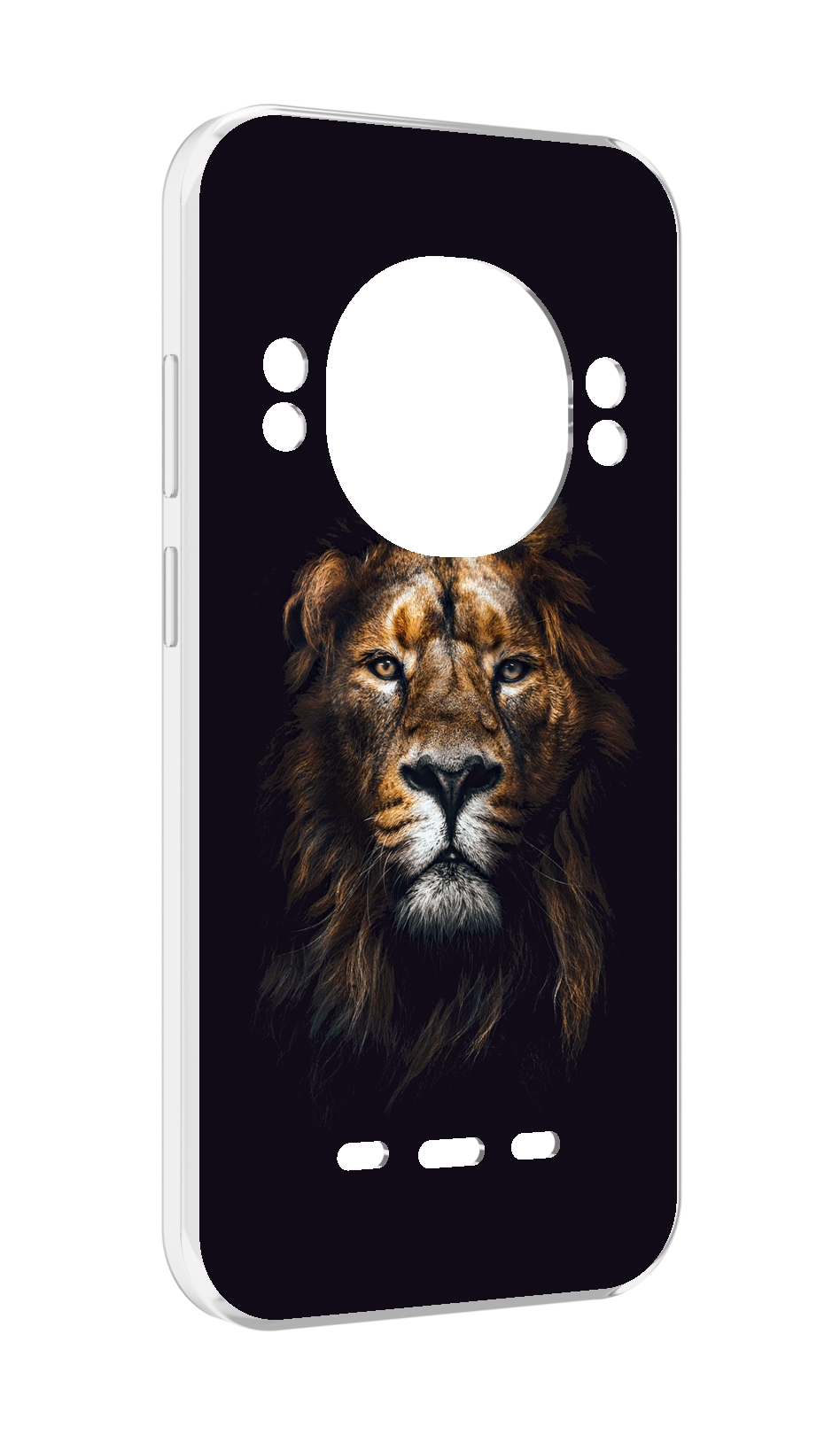 

Чехол Mypads Лев-В-Тени Мужской для Ulefone Power Armor 16 Pro, Прозрачный, Tocco