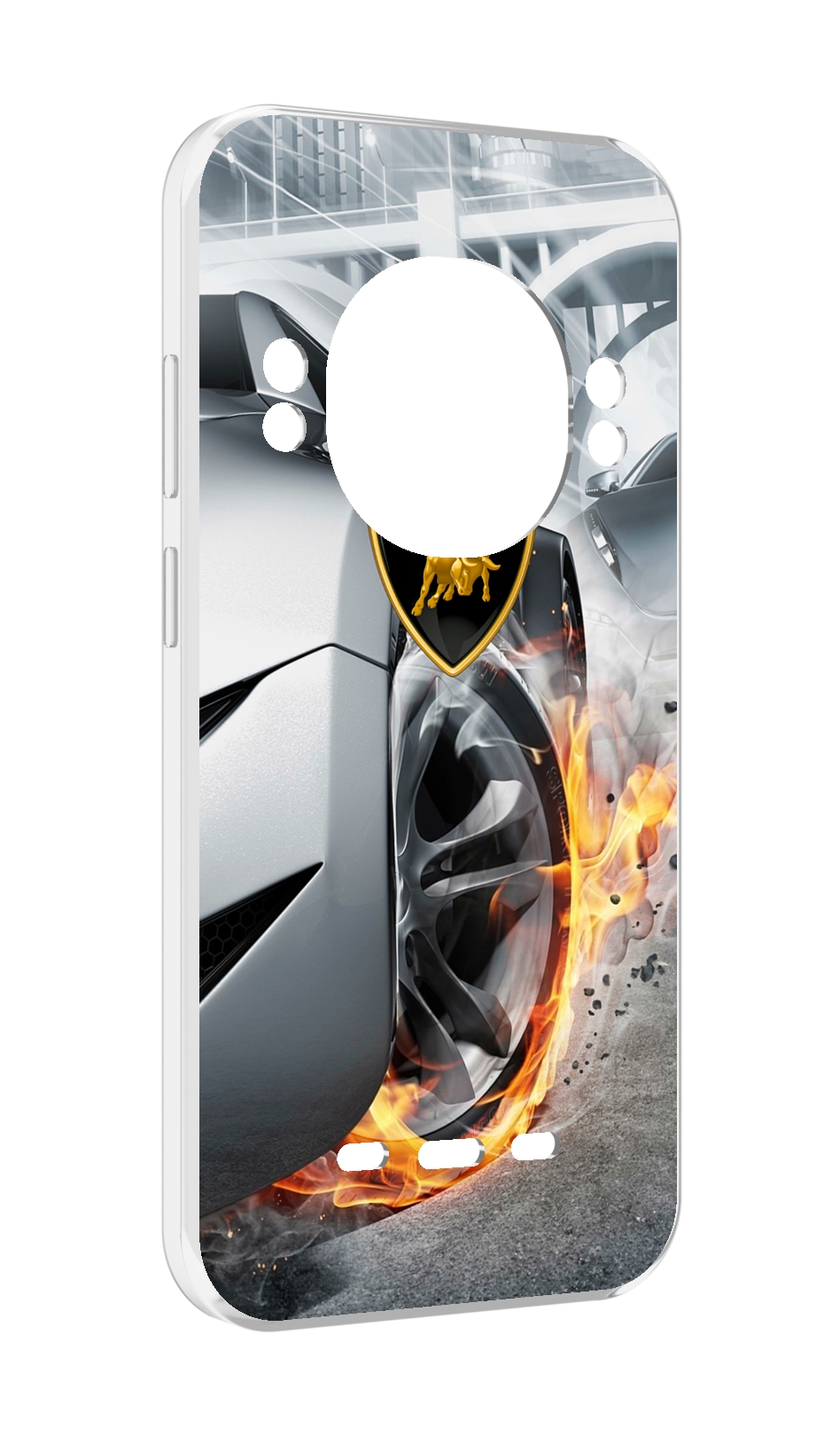 

Чехол Mypads Ламборгини Мужской для Ulefone Power Armor 16 Pro, Прозрачный, Tocco