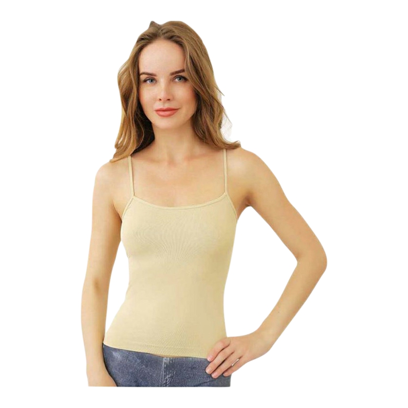 

Майка женская SeamlessFLEX бежевая S/M, Бежевый