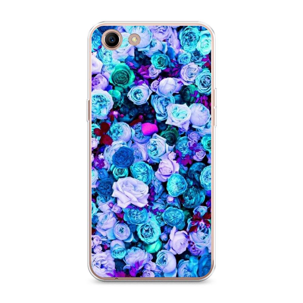 

Чехол для Oppo A83 "Цветочный ковер", Фиолетовый, 250150-2
