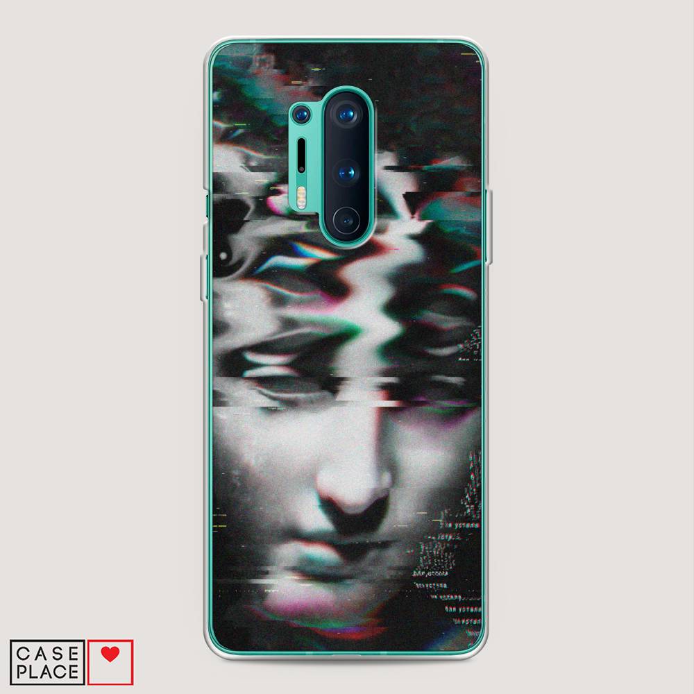 

Чехол Awog на OnePlus 8 Pro / ВанПлас 8 Pro "Glitch Art", Серый, 151050-9