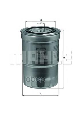 

Фильтр топливный Mahle/Knecht kc208