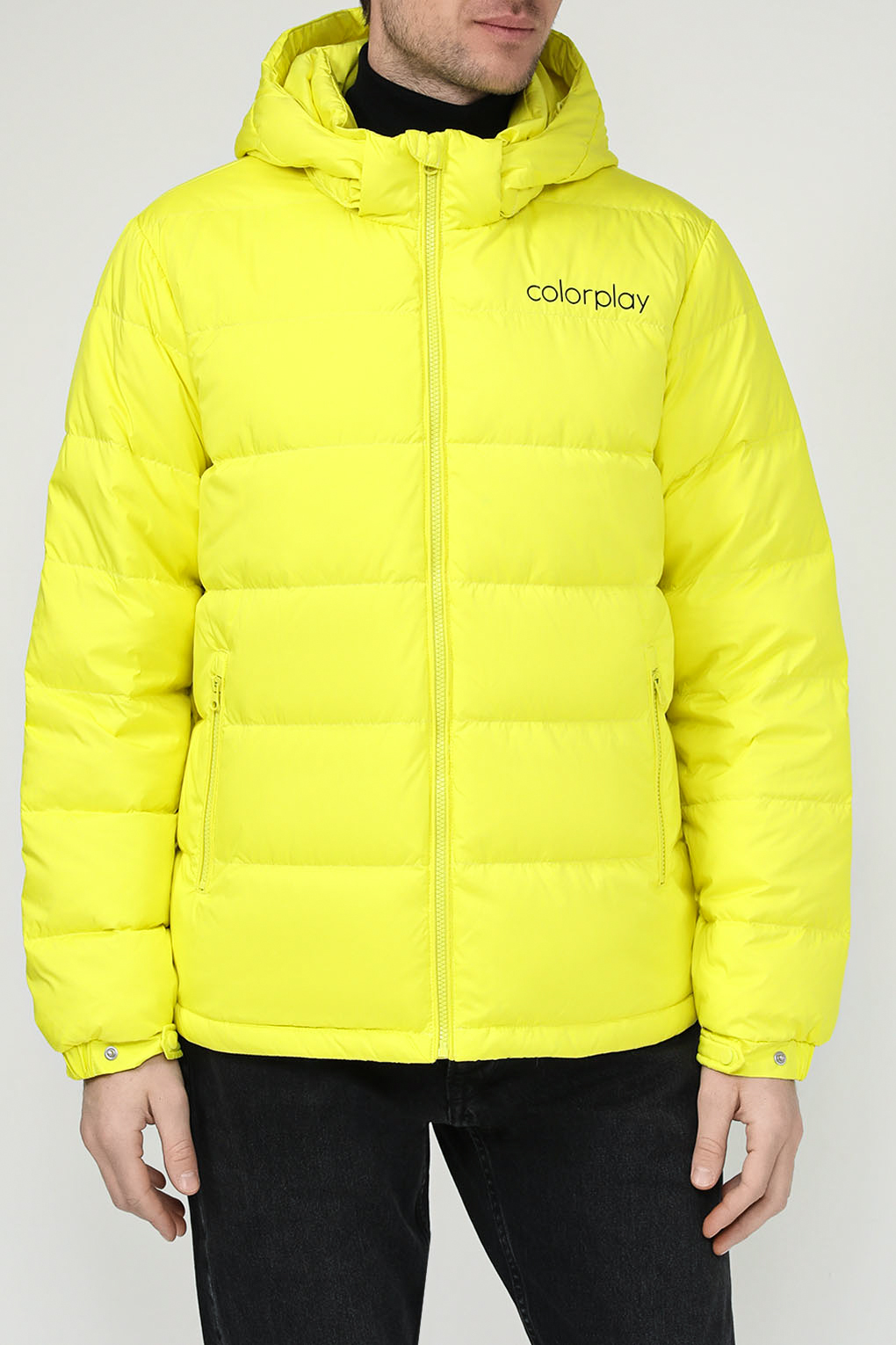 

Пуховик мужской COLORPLAY CP24019344-015 желтый 52 RU, CP24019344-015