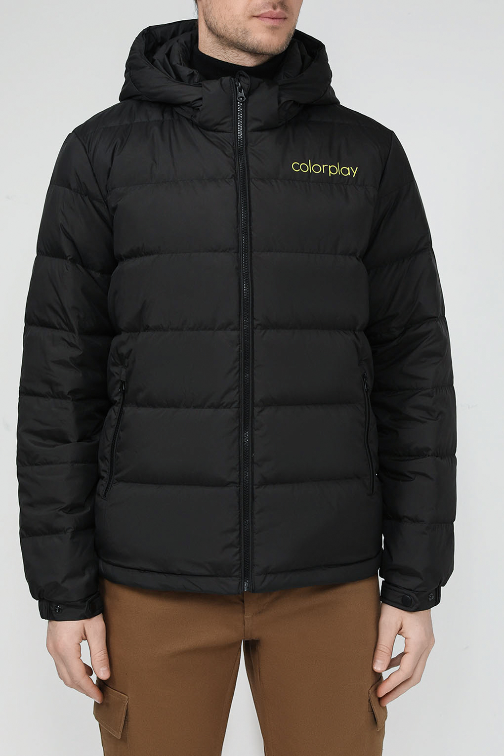 

Пуховик мужской COLORPLAY CP24019344-001 черный 46 RU, CP24019344-001