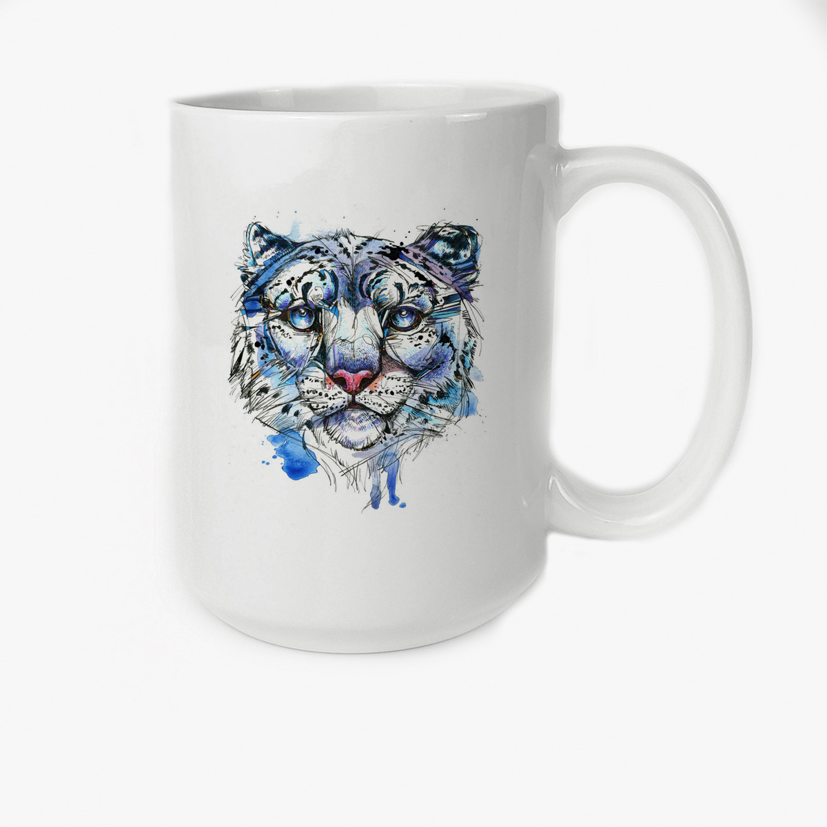 

Кружка CoolPodarok Тигр рисунок карандашем арт