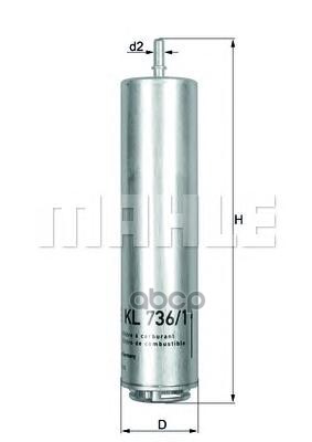 

Фильтр топливный Mahle/Knecht kl7361d