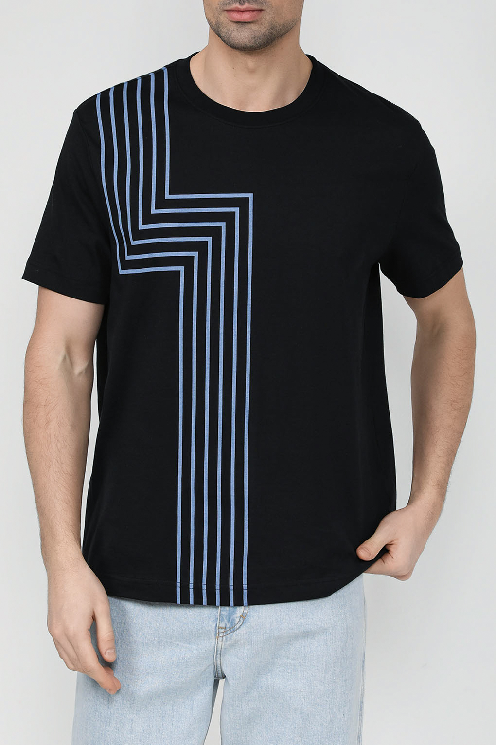 

Футболка мужская Esprit Casual 113EE2K311 черная M, Черный, 113EE2K311