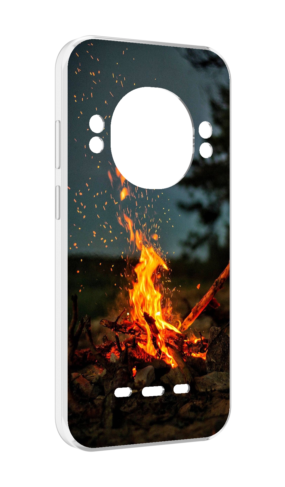 

Чехол Mypads Костер-Ночное-Небо для Ulefone Power Armor 16 Pro, Прозрачный, Tocco