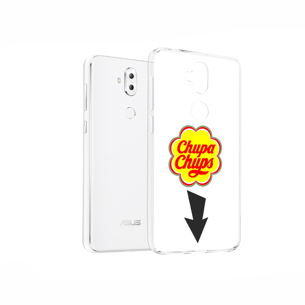 

Чехол MyPads Tocco для Asus ZenFone 5 Lite (ZC600KL) чупа чупс, Прозрачный, Tocco