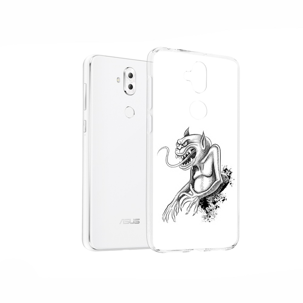 Чехол MyPads Tocco для Asus ZenFone 5 Lite (ZC600KL) чорт