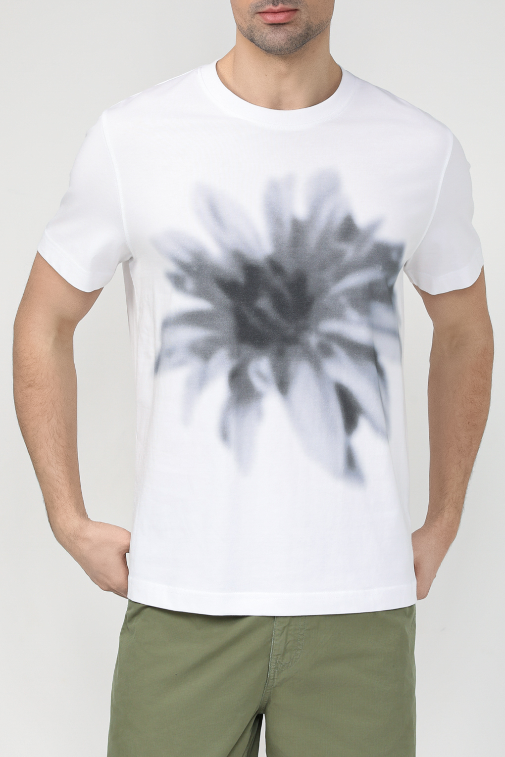 

Футболка мужская Esprit Casual 113EE2K308 белая S, Белый, 113EE2K308