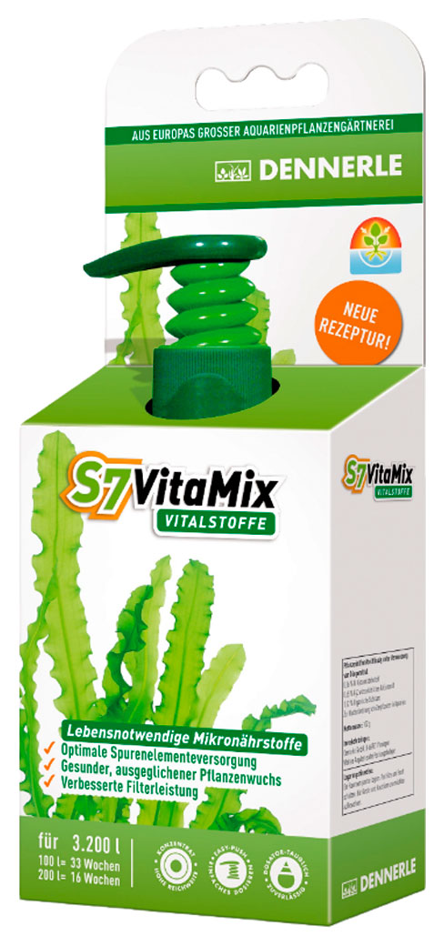 

Удобрение для аквариумных растений Dennerle S7 VitaMix 100 мл, S7 VitaMix