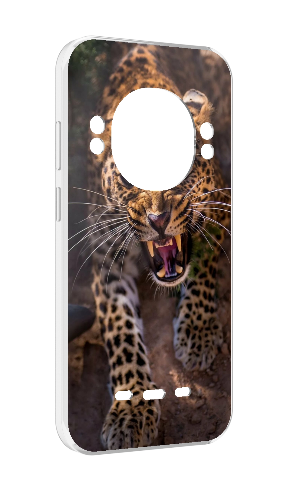 

Чехол Mypads Злой-Гепард для Ulefone Power Armor 16 Pro, Прозрачный, Tocco