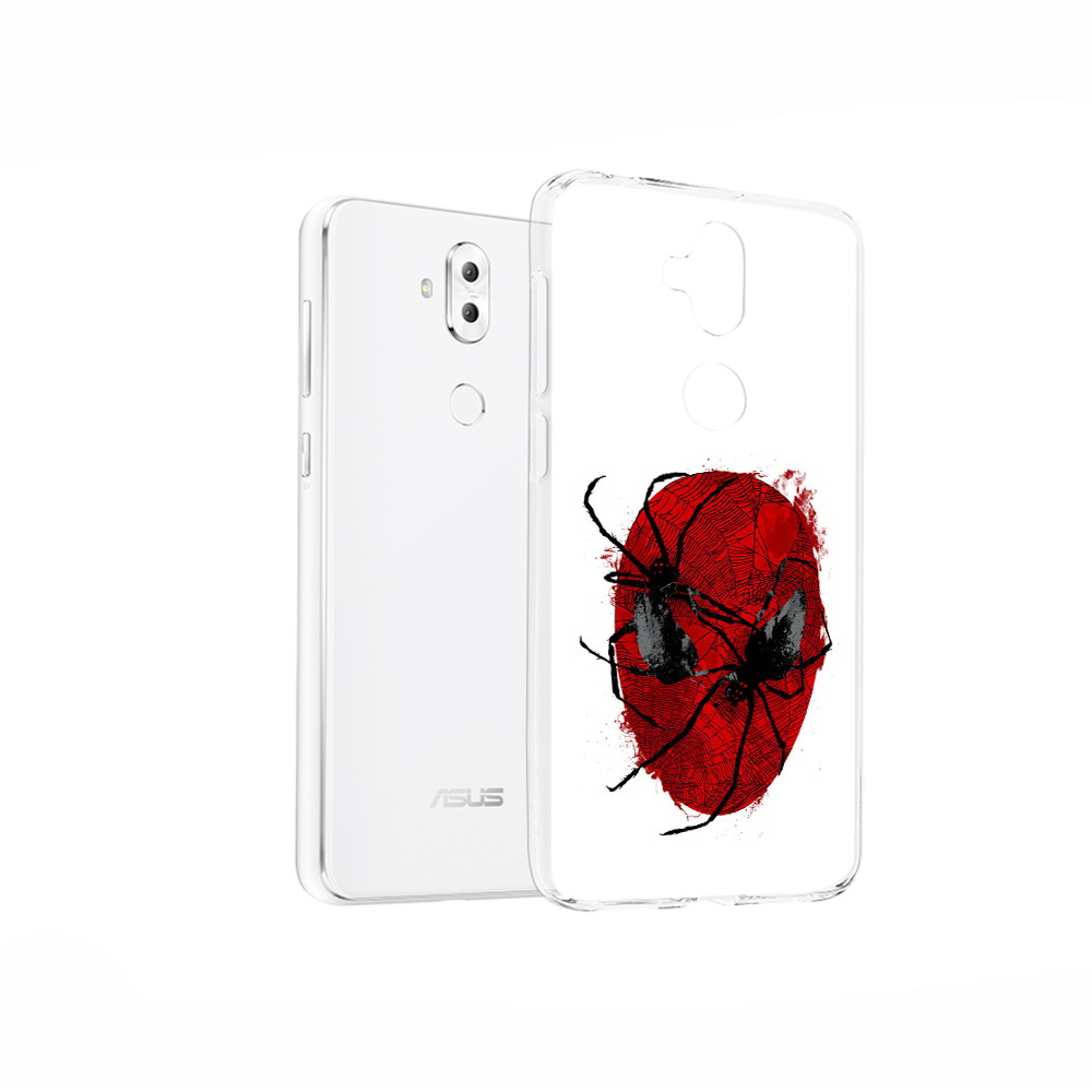 

Чехол MyPads Tocco для Asus ZenFone 5 Lite (ZC600KL) человек паук, Прозрачный, Tocco