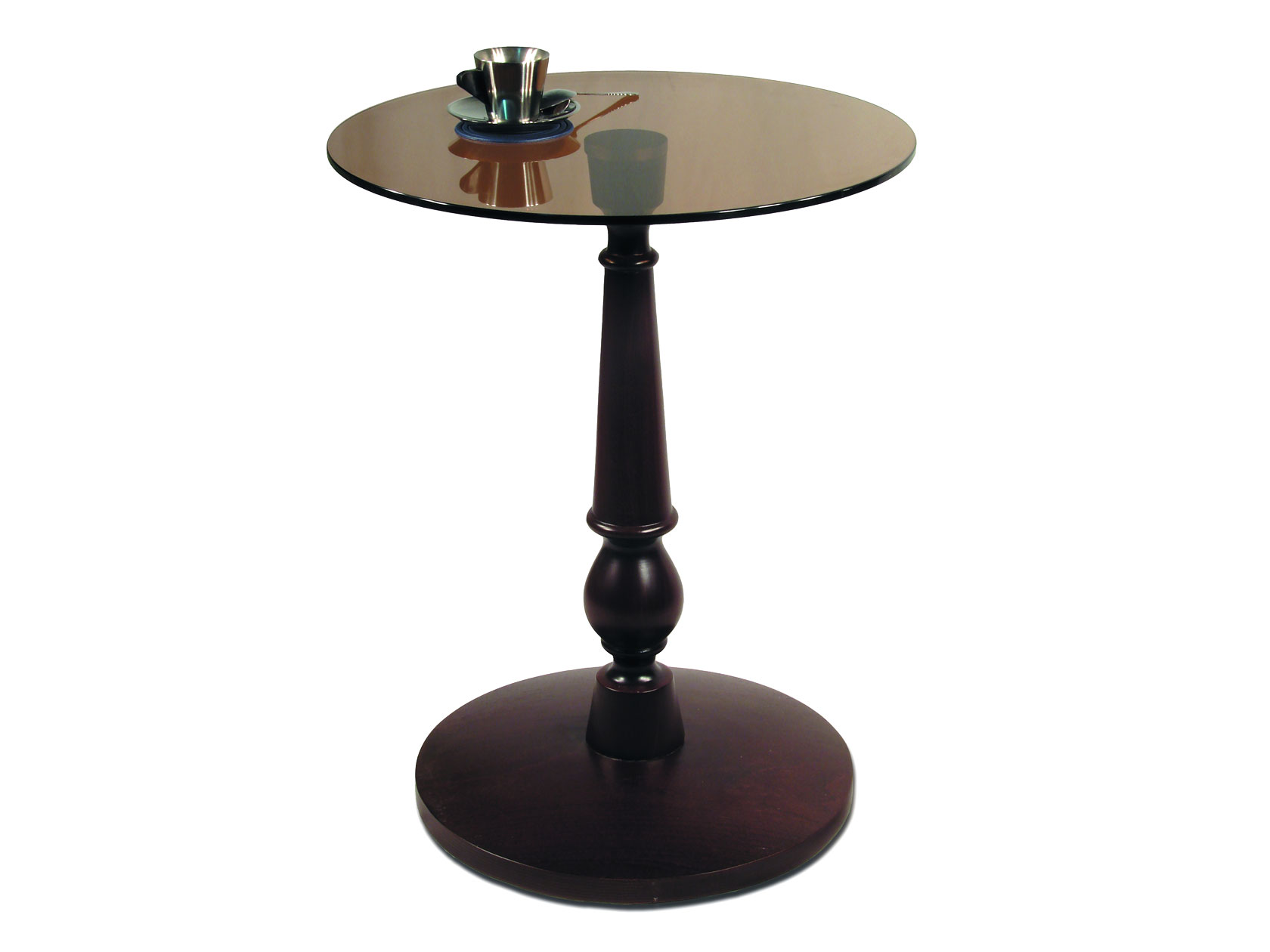 фото Журнальный столик рио-1 венге/тонированное стекло мебелик