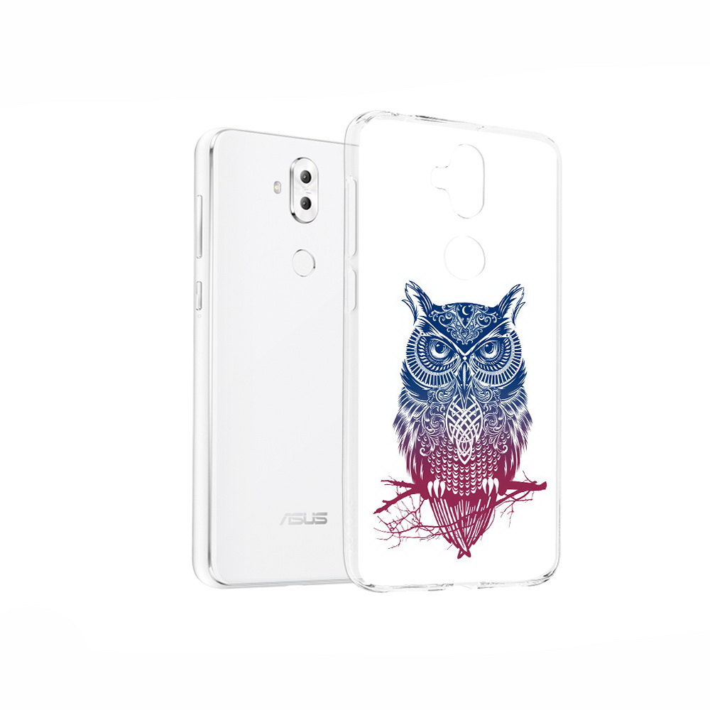 

Чехол MyPads Tocco для Asus ZenFone 5 Lite (ZC600KL) хиппи сова, Прозрачный, Tocco