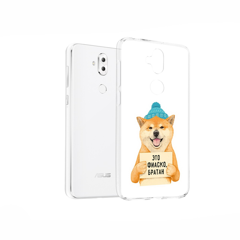 

Чехол MyPads Tocco для Asus ZenFone 5 Lite (ZC600KL) фиаско, Прозрачный, Tocco