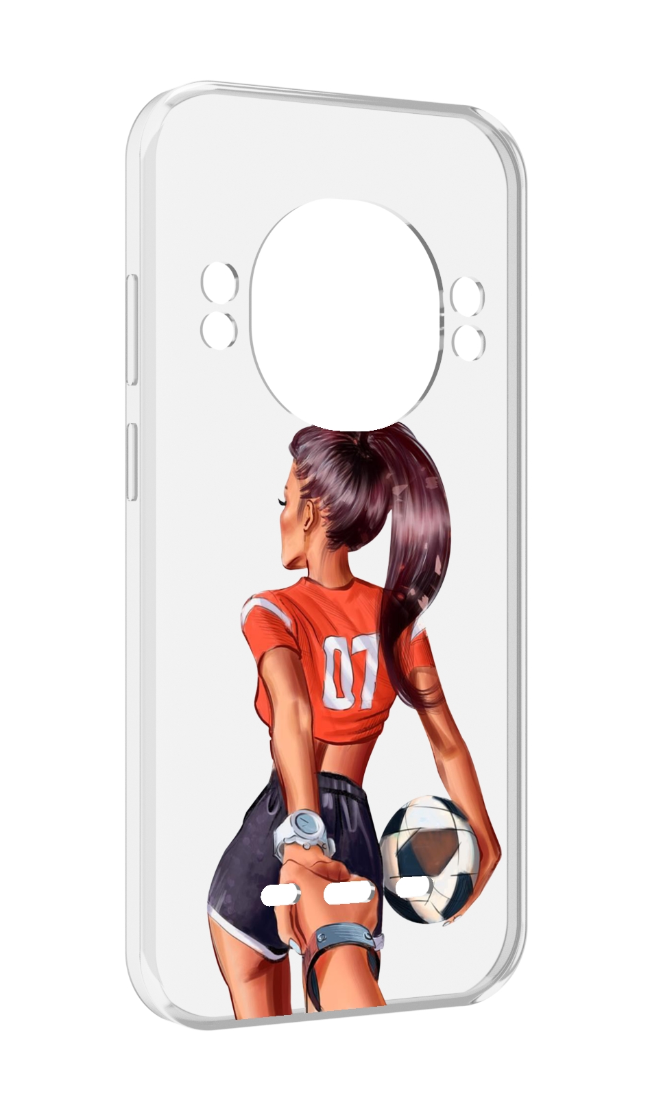 Чехол Mypads Девушка-Футболистка Женский для Ulefone Power Armor 16 Pro