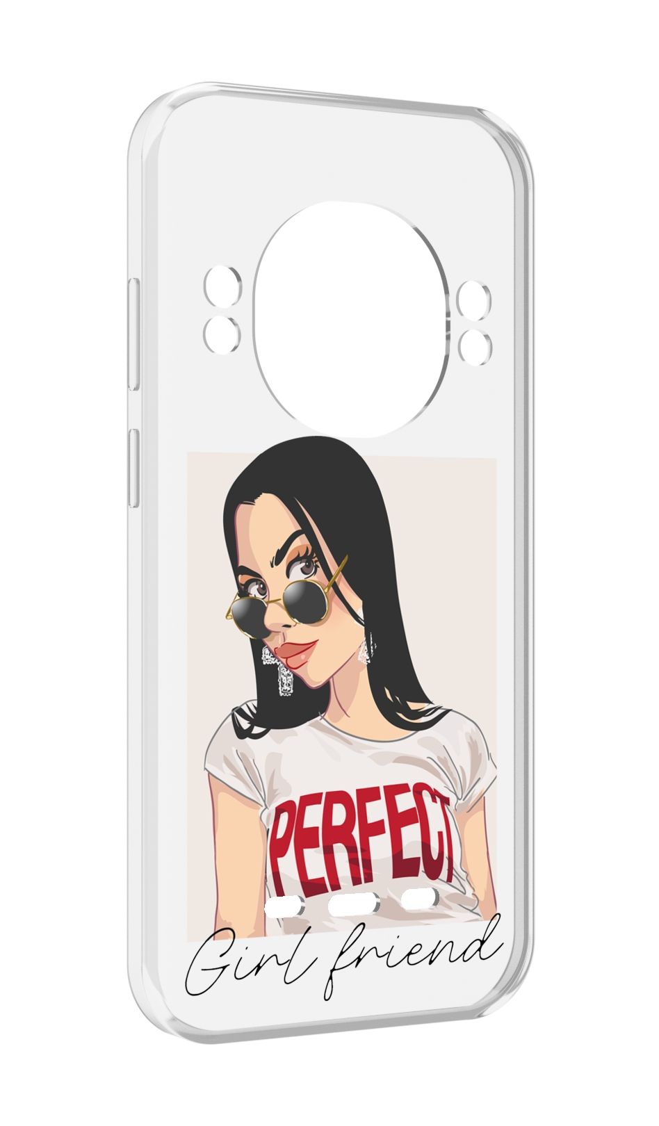 

Чехол Mypads Девушка-С-Сережками Женский для Ulefone Power Armor 16 Pro, Прозрачный, Tocco