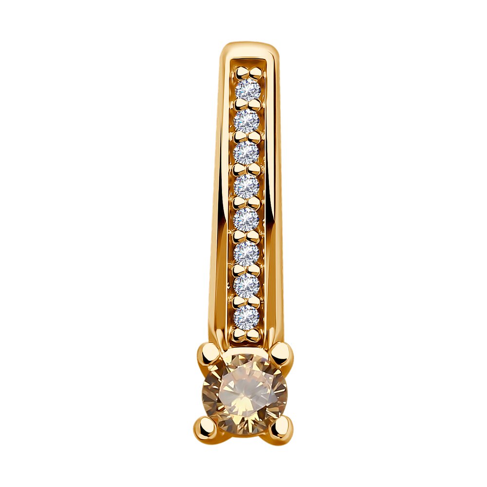 

Кулон из серебра Diamant 93-130-01573-2, фианит, 93-130-01573-2