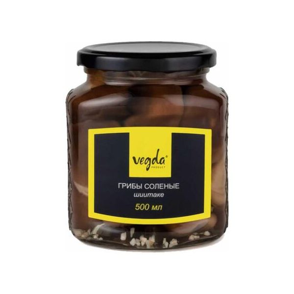 

Грибы Vegda product шиитаке, соленые, 500 мл