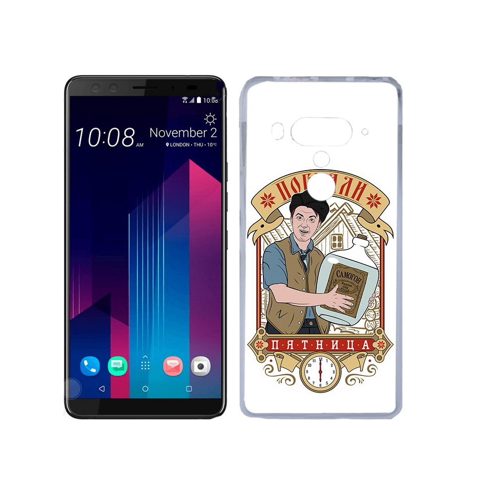 

Чехол MyPads Tocco для HTC U12+ Погнали пятница, Прозрачный, Tocco