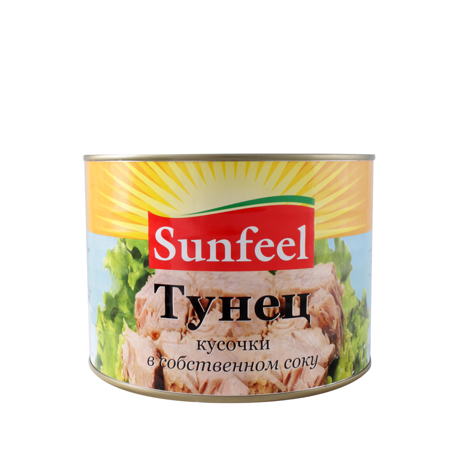 

Тунец SunFeel кусочками, в собственном соку, 170 г