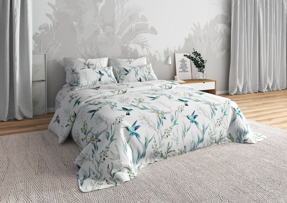 

BR-67 КПБ Бязь Колибри - Евро