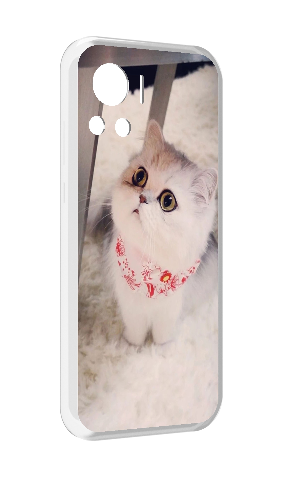 

Чехол MyPads Котеночек женский для Motorola Edge 30 Ultra, Прозрачный, Tocco