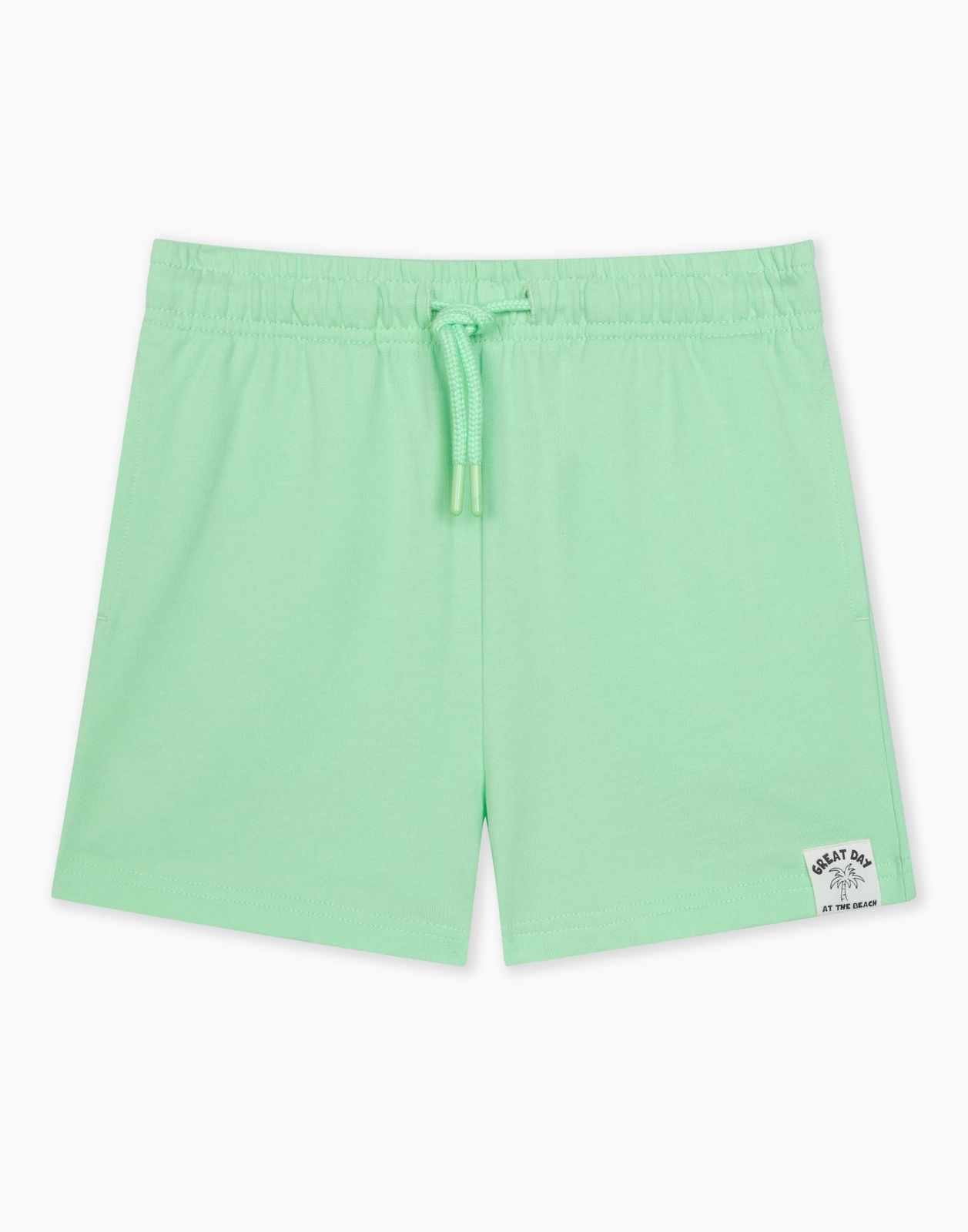 

Спортивные шорты для мальчика Gloria Jeans BSH007353 зеленый 8-10л/140, BSH007353